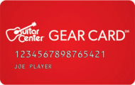 Guitar Center Gear Card